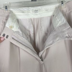 Aritiza Wilfred Pale Pink Wide Leg Trousers, size 10